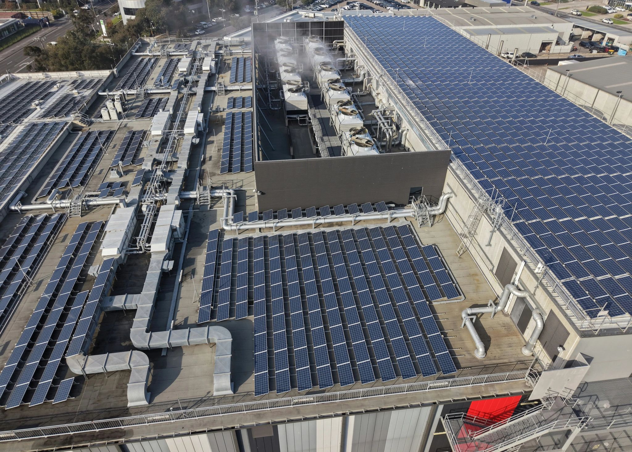 Commercial rooftop HVAC equipment